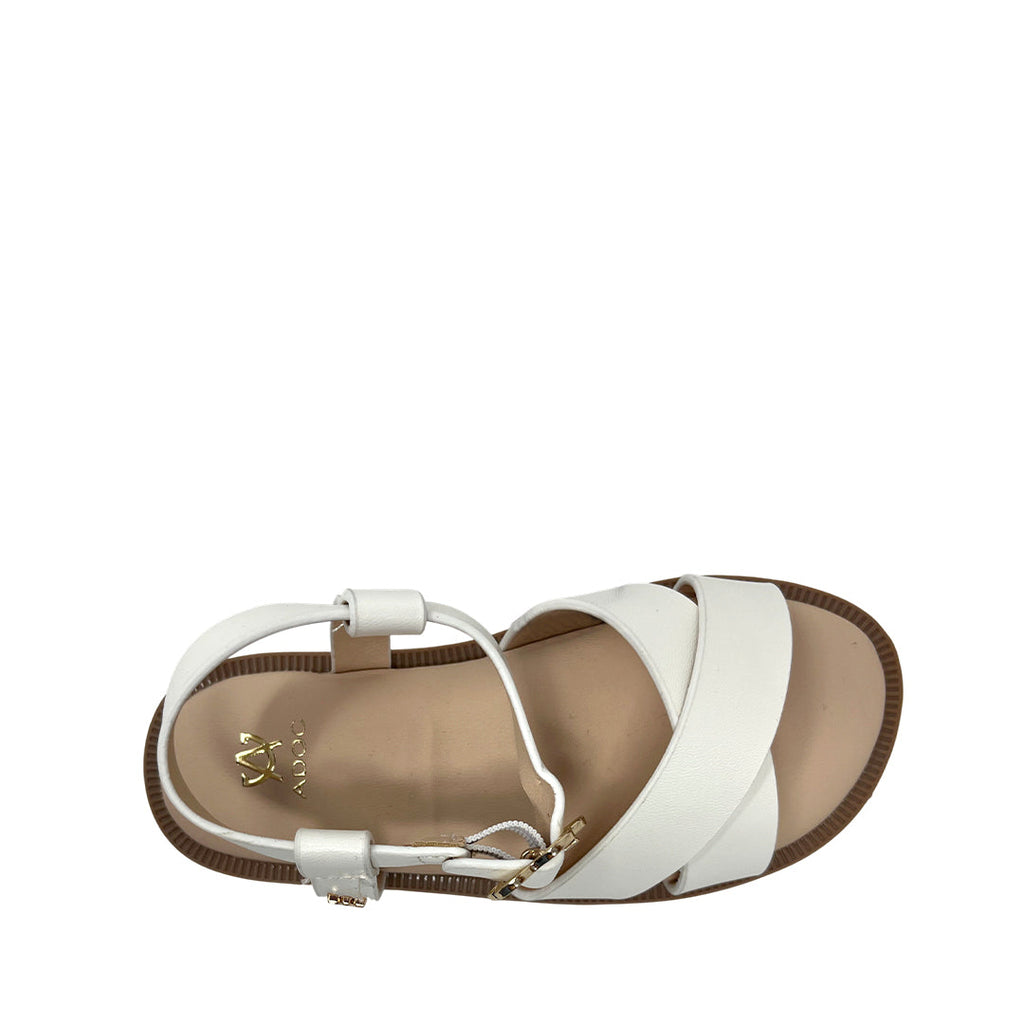 Sandalias Fabi para infante color blanco