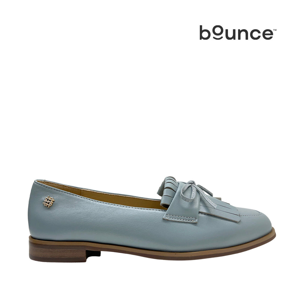 Mocasines Eleonora 6 para mujer color celeste