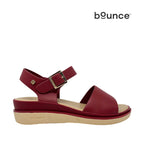 Sandalias flats Robertha para mujer color rojo