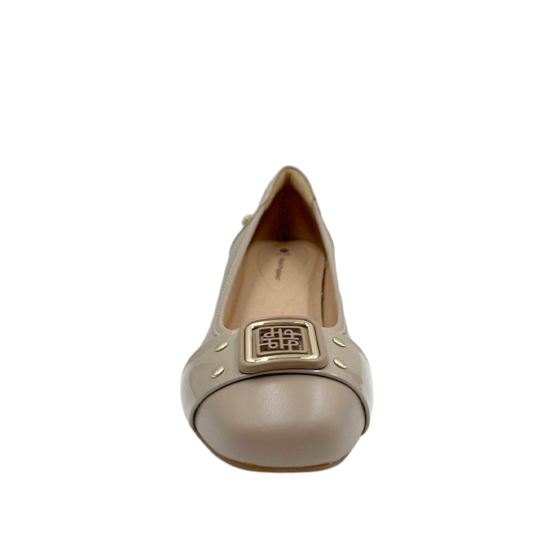 Tacones Fabbia para mujer color taupe