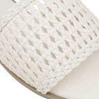 Sandalias flats Betty para mujer color blanco