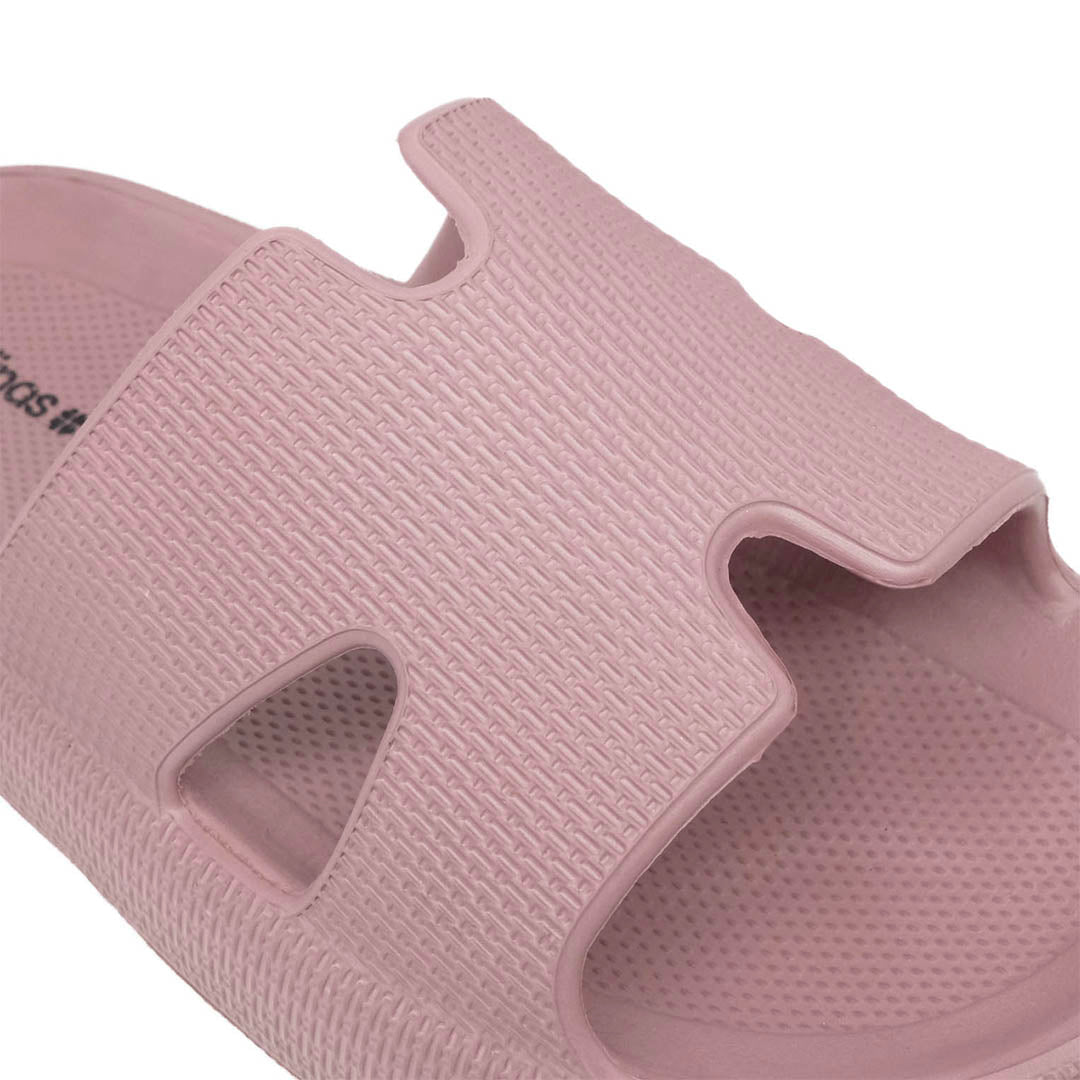 Sandalias Flats Herna para mujer color rosa