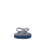 Sandalias Flats Karina para mujer color azul