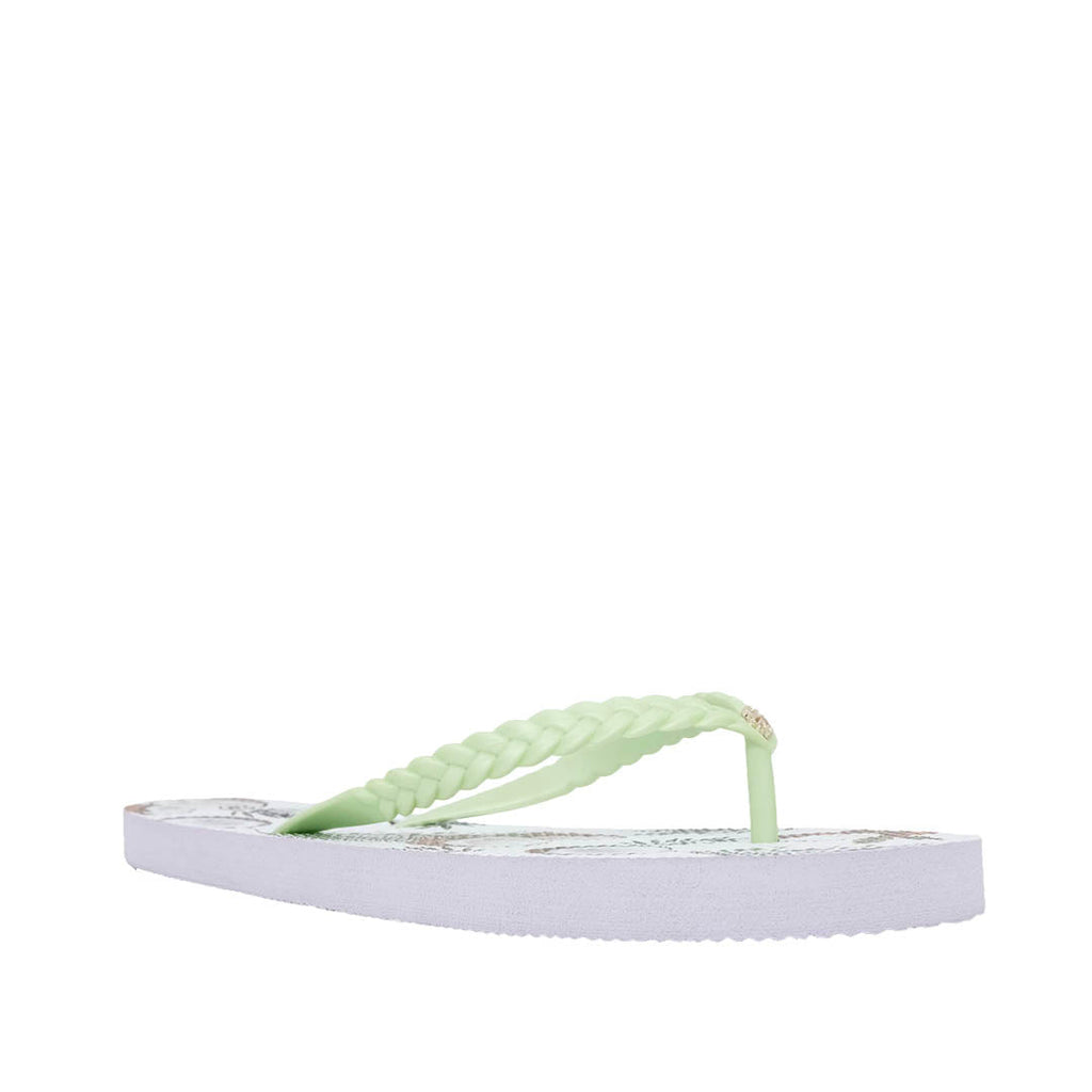 Sandalias Flats Karina para mujer color verde