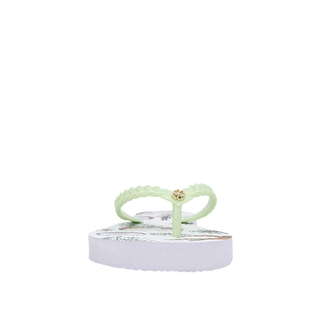 Sandalias Flats Karina para mujer color verde