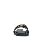 Sandalias flats Sandra para mujer color negro
