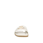 Sandalias flats Sandra para mujer color blanco
