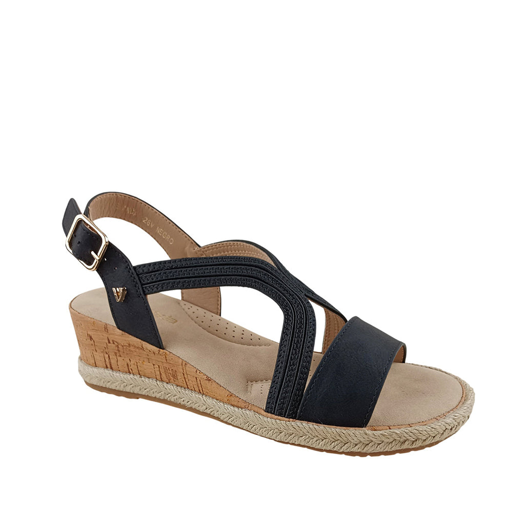 Sandalias Bianca para mujer color negro
