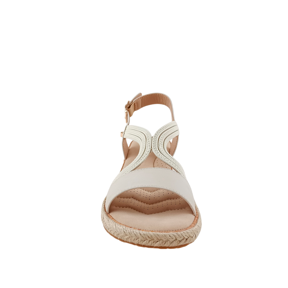Sandalias Bianca para mujer color hueso