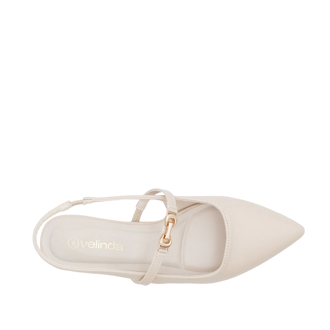 Ballerinas Angela para mujer color hueso