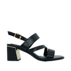 Sandalias de tacón Esperanza para mujer color negro