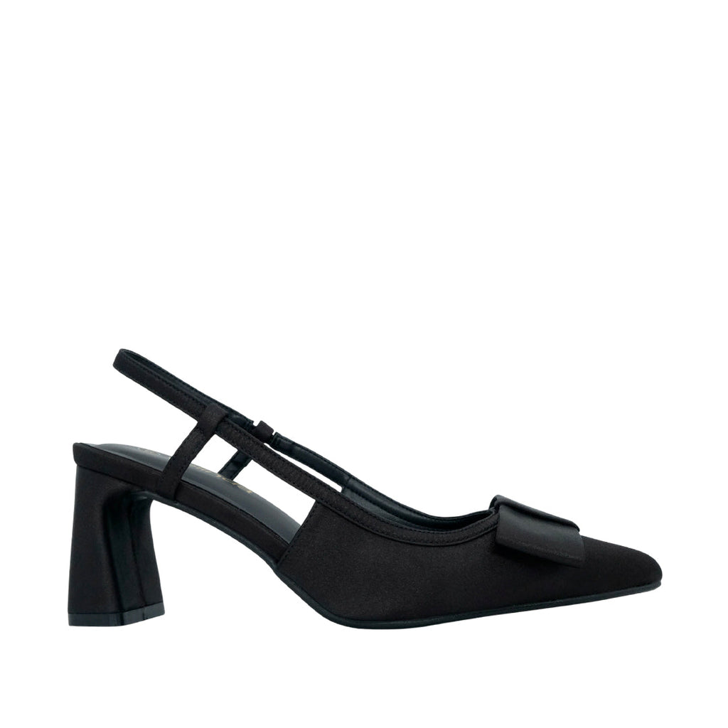 Tacones slingback Gabriela para mujer color negro