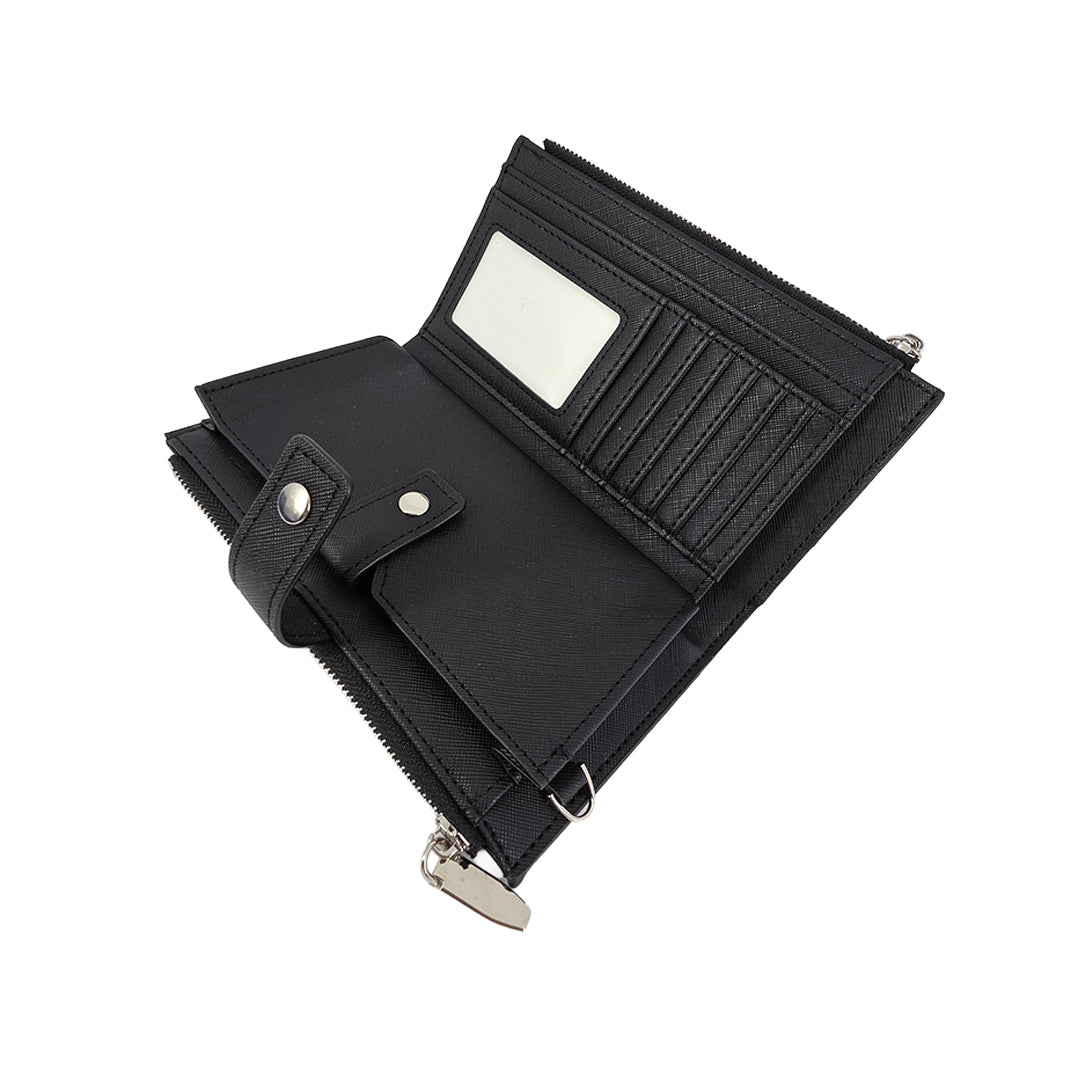Billetera Coti para mujer color negro