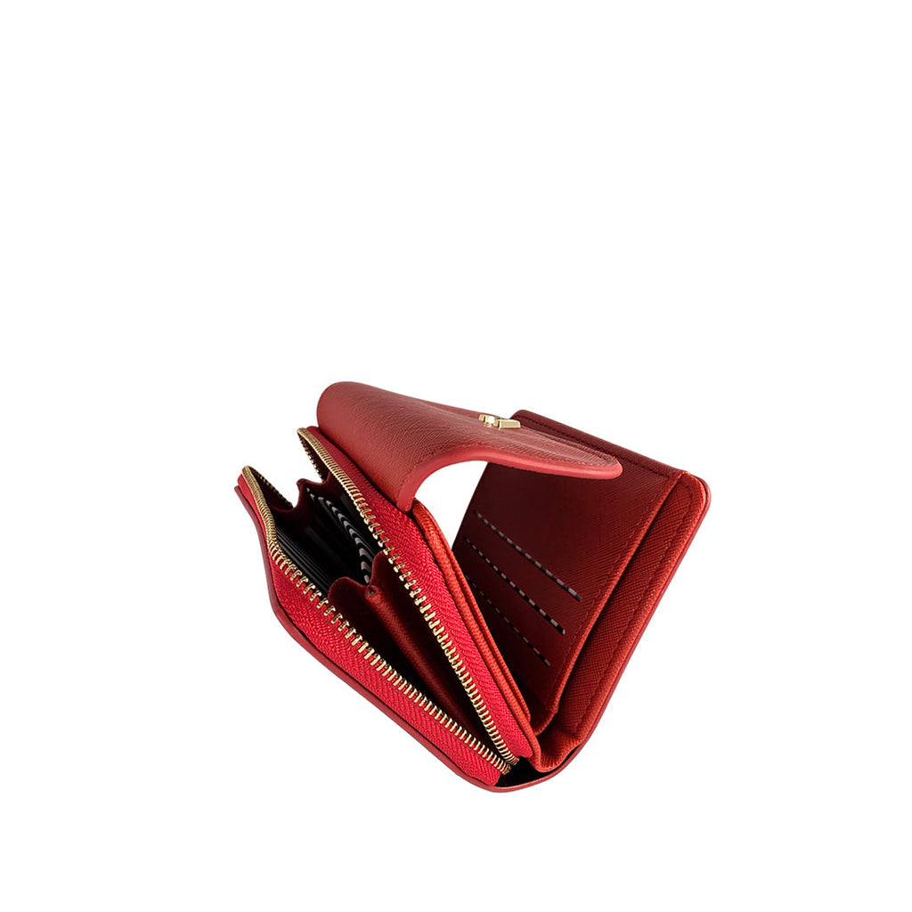 Billetera Cory para mujer color rojo