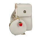 Billetera Kelly para mujer color hueso