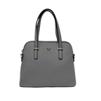 Cartera Satchel Paola para mujer color gris