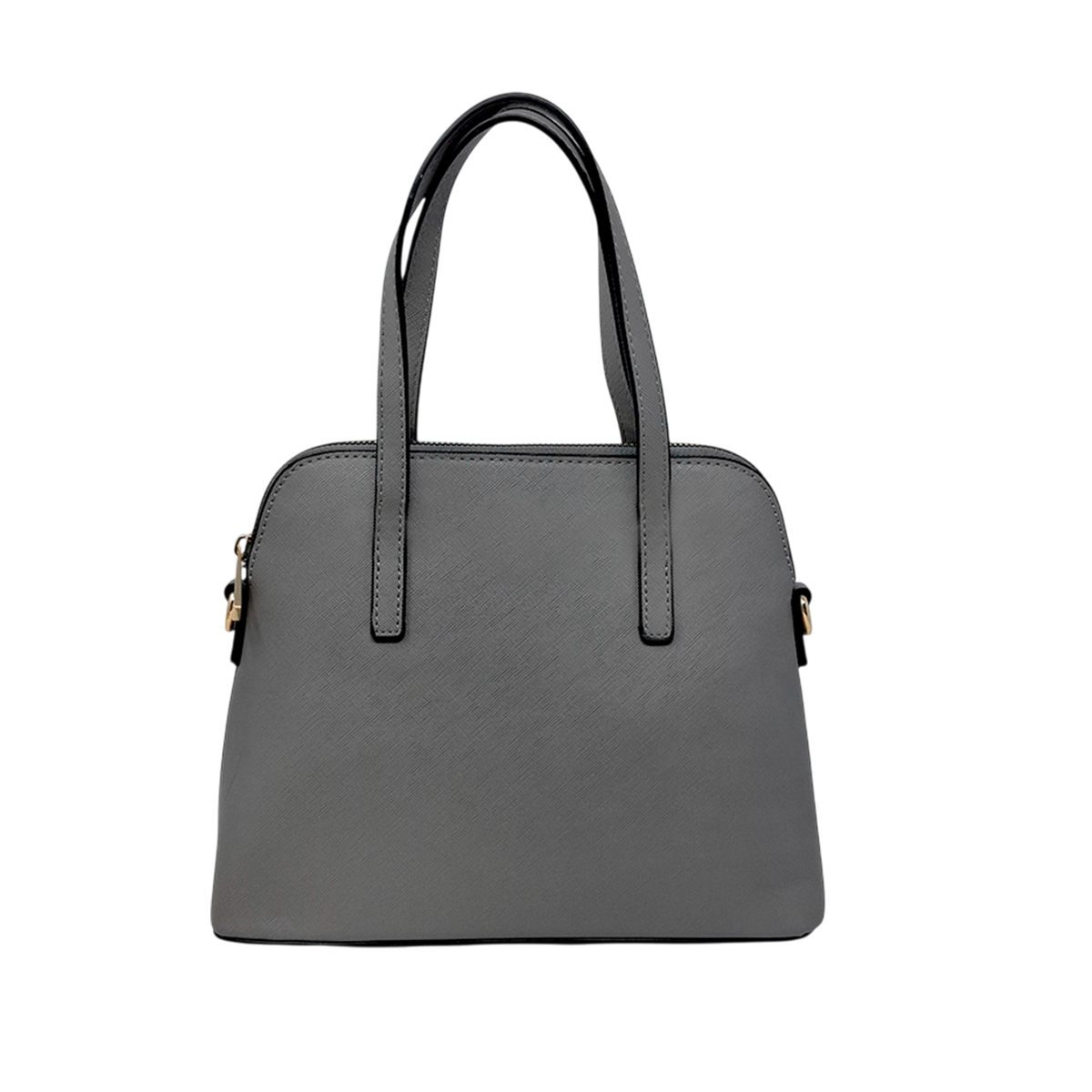 Cartera Satchel Paola para mujer color gris
