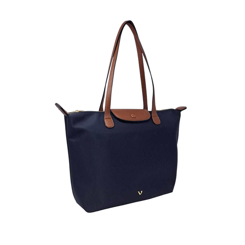 Cartera Tote Fabi para mujer color navy