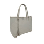 Cartera Tote Rosmira para mujer color hueso