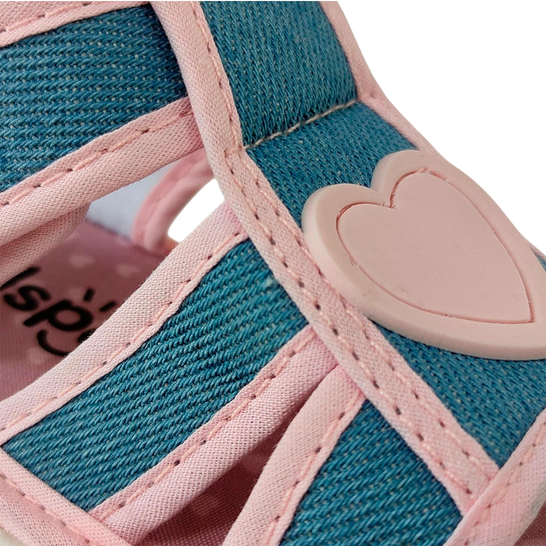 Canvas Rebe para infante color denim
