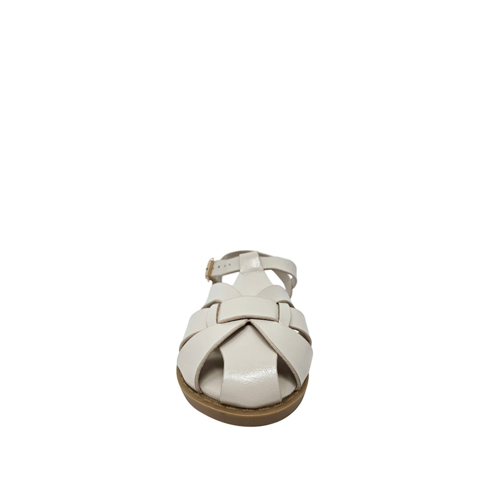 Sandalias Flats Yara para mujer color blanco