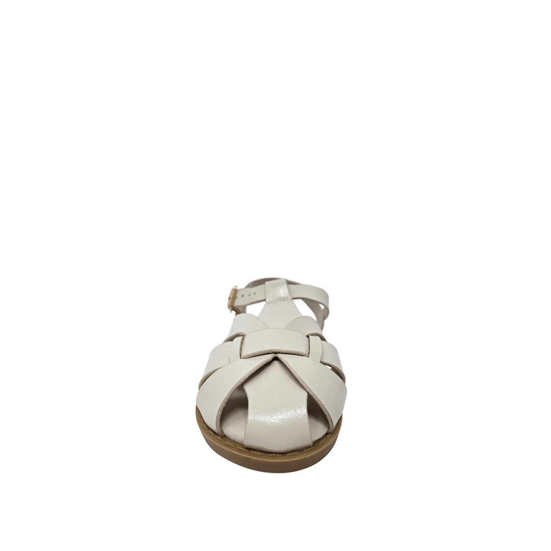 Sandalias Flats Yara para mujer color blanco