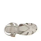 Sandalias Flats Yara para mujer color blanco