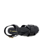 Sandalias Flats Yara para mujer color negro