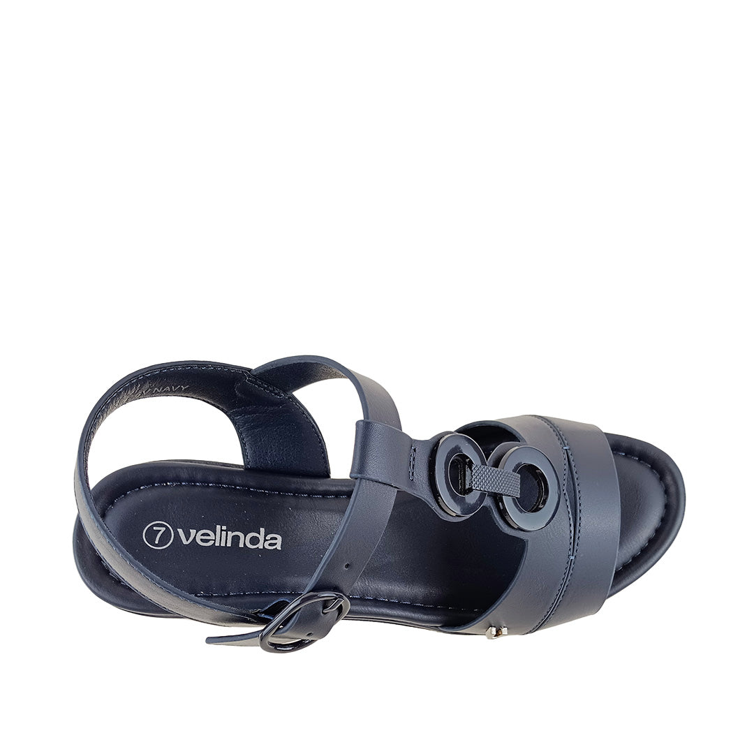 Sandalias de plataforma Jacky para mujer color navy
