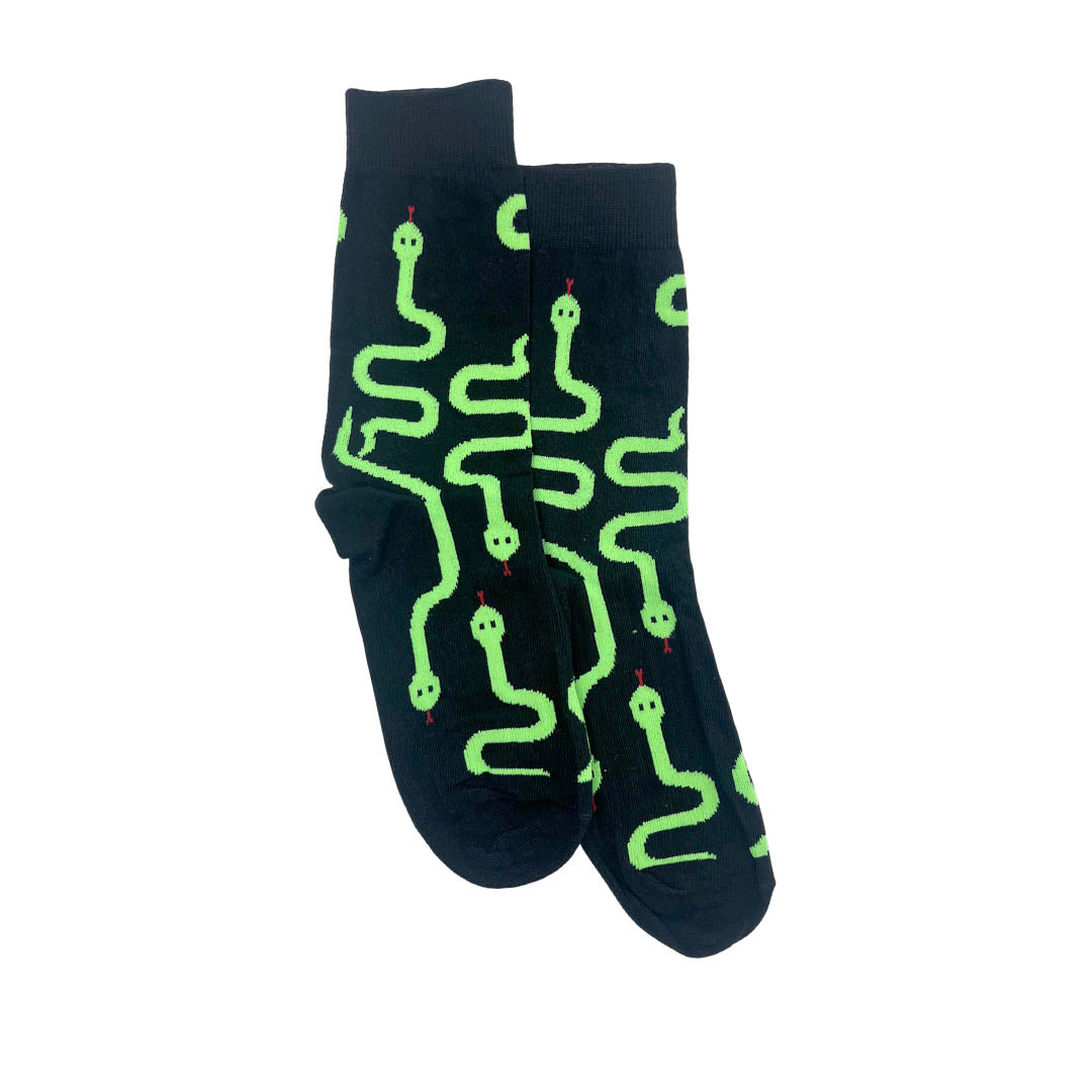 Calcetines Snake para hombre color negro