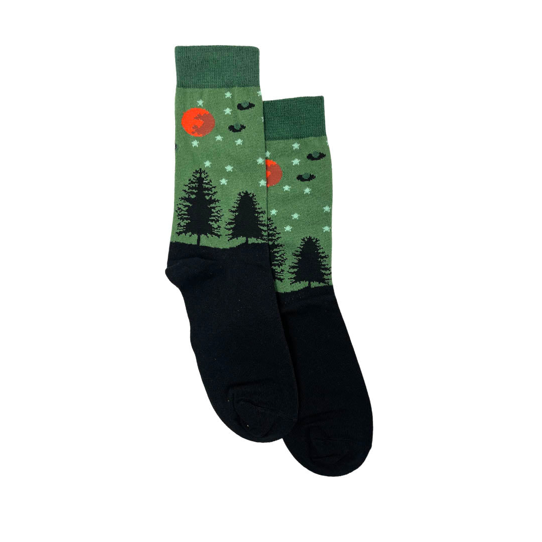 Calcetines Alien para hombre color negro