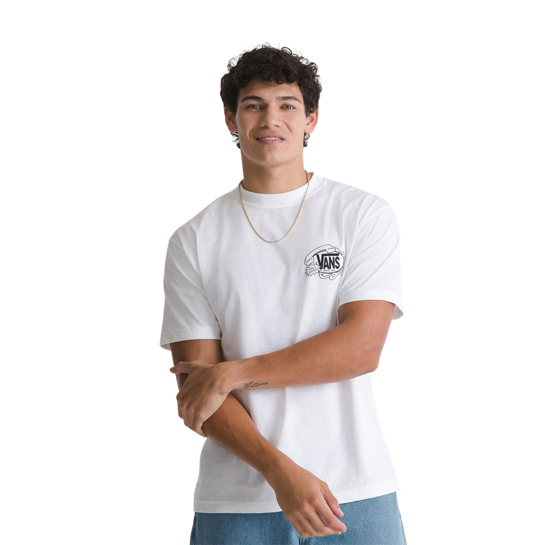 Camiseta Hlines para hombre color blanco
