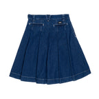 Falda Courty para mujer color azul