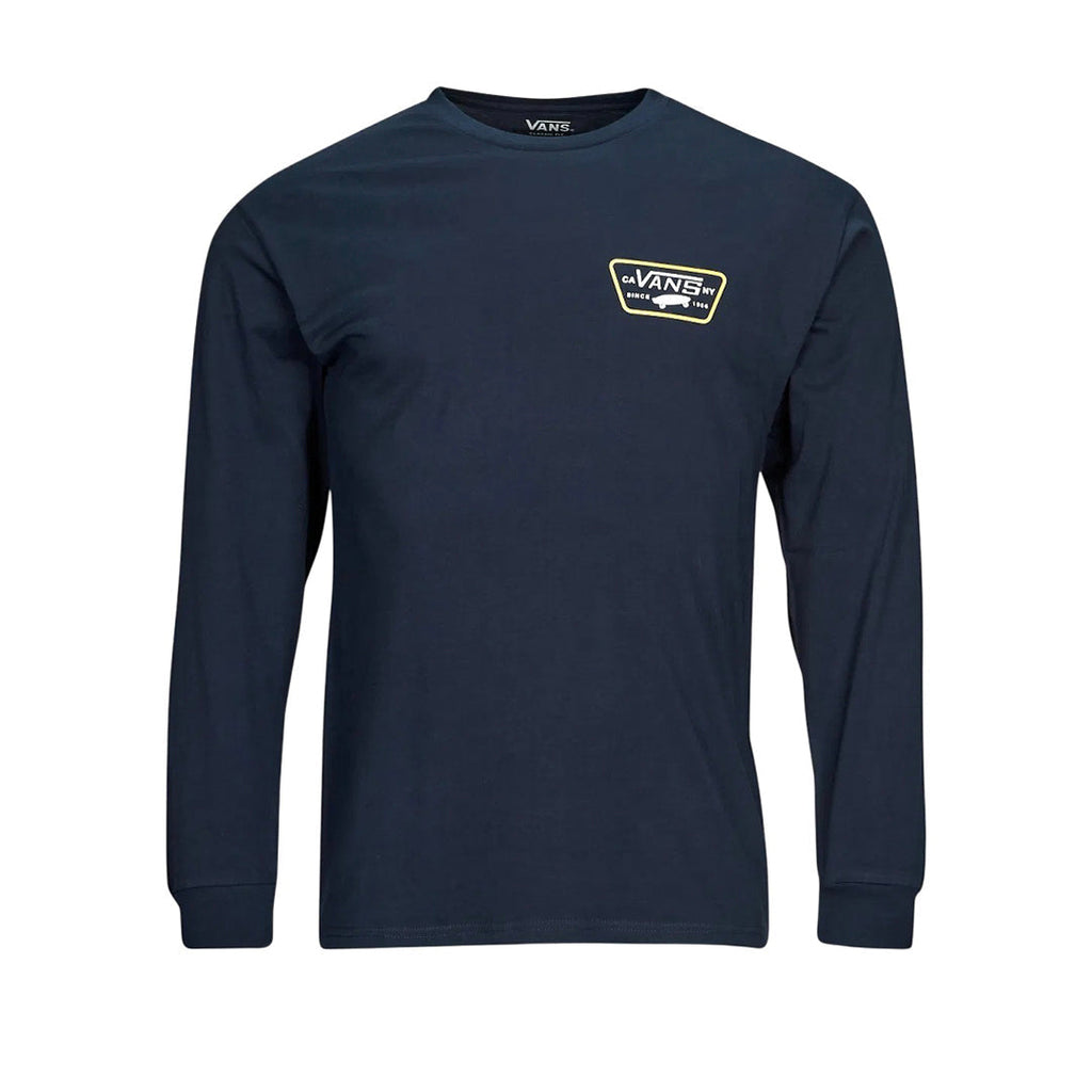 Camiseta manga larga Back para hombre color navy