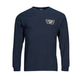Camiseta manga larga Back para hombre color navy