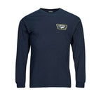 Camiseta manga larga Back para hombre color navy