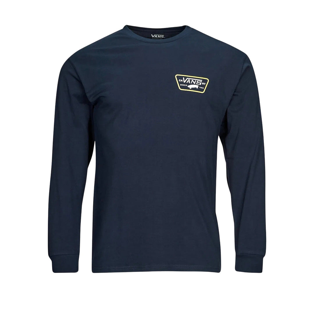 Camiseta manga larga Back para hombre color navy
