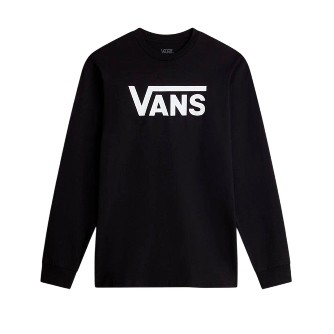 Camiseta manga larga Clasic para hombre color negro