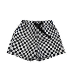 Short Check WM para mujer color negro y blanco