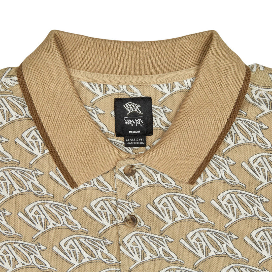 Camiseta Mills para hombre color café