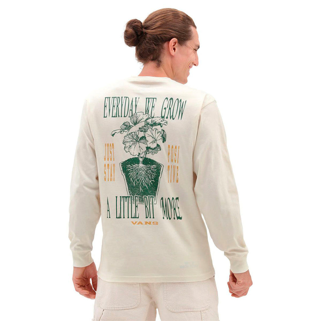Camiseta We Grow para hombre color blanco y verde