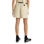 Shorts Spit Fire para mujer color beige