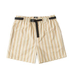 Shorts Spit Fire para mujer color beige