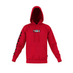 Hoodie Versa MN para hombre color rojo