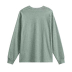 Camiseta manga larga Chest Hit para hombre color verde