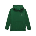 Sudadera Box Back para hombre color verde
