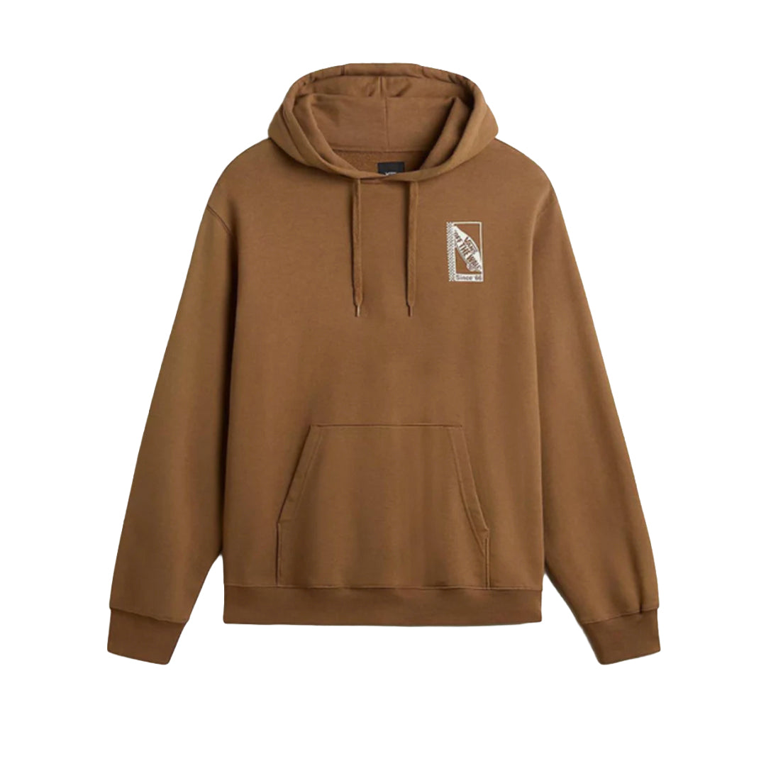 Sudadera Box para hombre color café