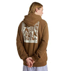 Sudadera Box para hombre color café