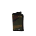 Billetera Camo unisex color verde y negro