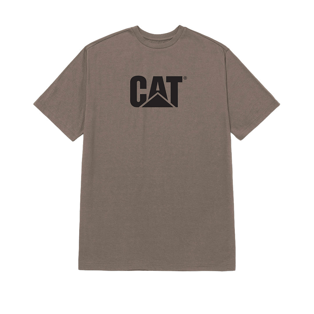Camiseta Cat Logo para hombre color café